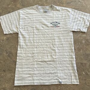 Vintage 1990s Brian Head Utah Tee Made USA Striped L